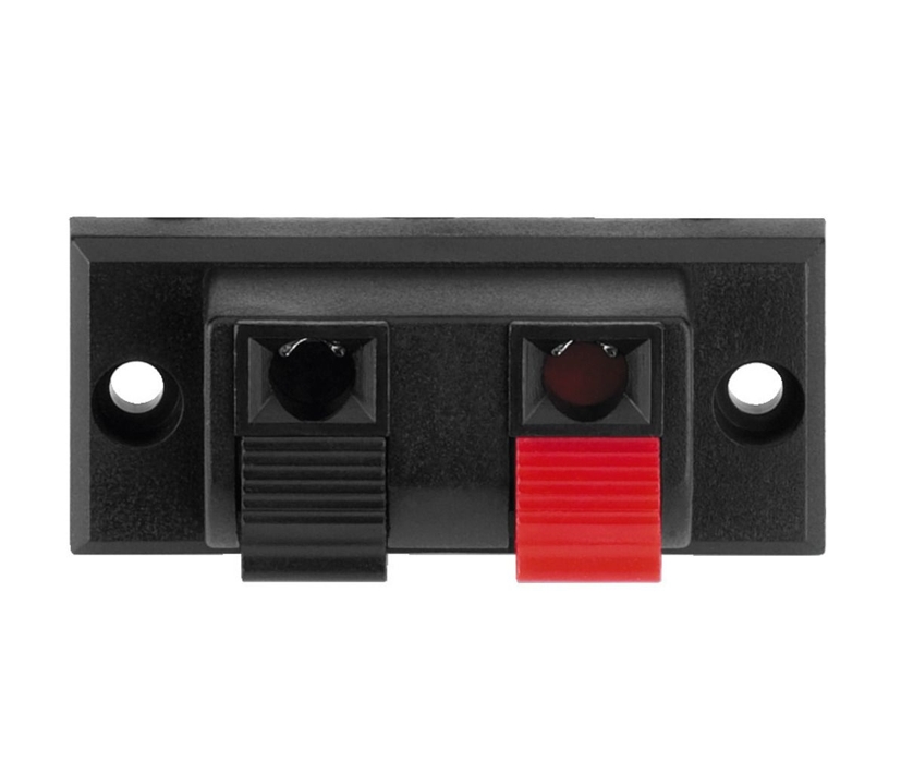 Boxenanschluss_85-776-00600_Bild01 2pol Anschlussklemme 54x24mm Klemmterminal