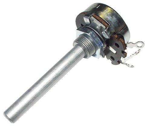 Poti-fuer-Maschinen-4W-DrahtpotiBAzbSGzjGxdKR 1Kohm Poti Drahtpoti 4W 1K LIN 6mm Metallachse