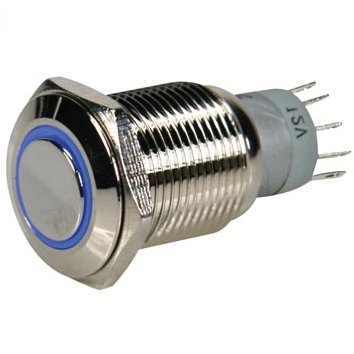 Vollmetall-Schalter-blau-95-839-00980aT0lzJjqgnWzT-B2020 Schalter R610 Vollmetall 18mm mit blauer LED Beleuchtung Einbau-DM 16mm