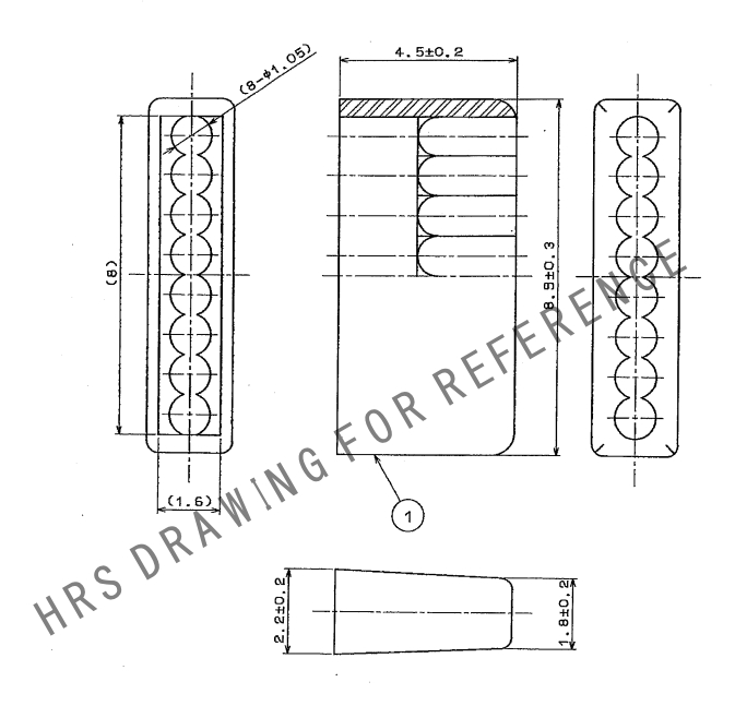 RJ45 Stecker Einfädelhilfe Adernvorsortierung lose einzeln als Ersatz 100er Pack
