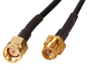 78-375-00900_Reverse-SMA-Kabel_bild45015 3m SMA Kabel SMA-Stecker auf SMA-REV-Buchse WLAN
