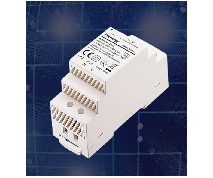 PCE30_Hutschienennetzteil_2022 24V Netzteil 24V 24W 1A für DIN Hutschiene Eingang 85-264Vac PCE-Serie