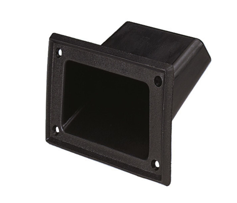 85-771-00240_Griffschale Griff 136x88mm Griffschale aus Kunststoff zum einbauen Schwarz