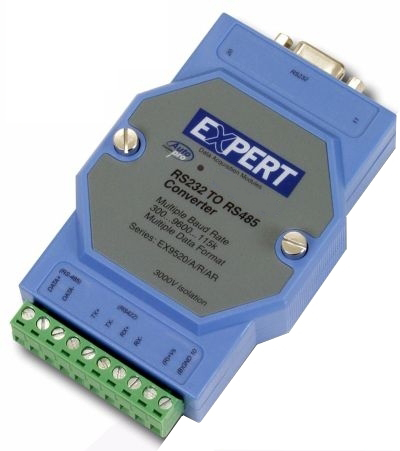 53-680-00203_rs232_rs485_konverter-bild01 RS232 RS485 Konverter V24 to RS485 galvanische Trennung