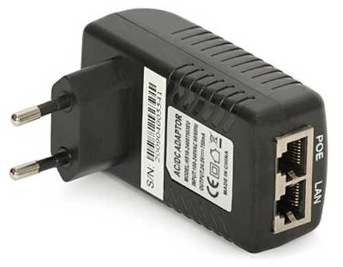 93-300-00160-POE-Netzteil PoE Netzteil 18W LAN Einspeisenetzteil 230V auf PoE 19-24V