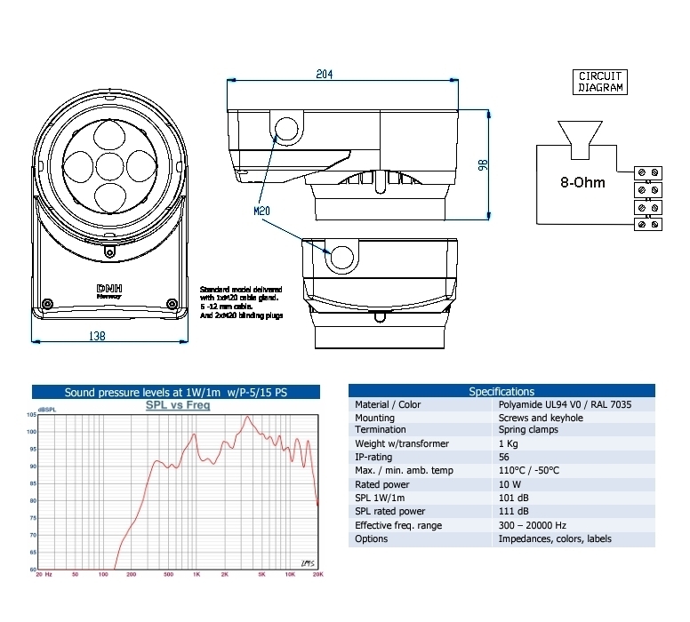 DNH_LP-210_8ohm_Hornlautsprecher_85-756-00510_ZG