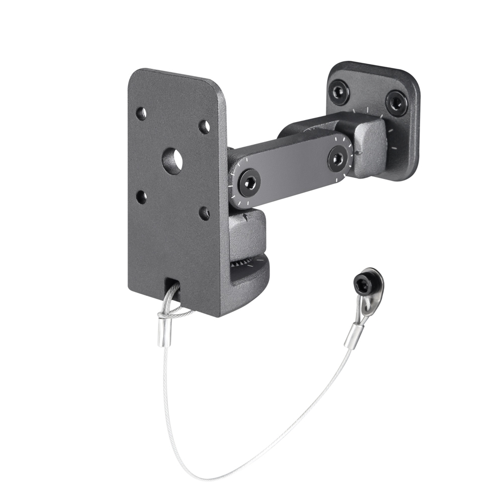 Lautsprecherhalter Wandhalter mit hoher Tragkraft bis 10Kg in Schwarz Super stabile Metallhalterung