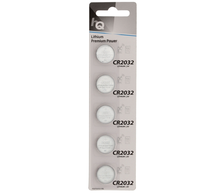 CR2032 Lithium Zelle 3V Knopfzelle 5er Pack