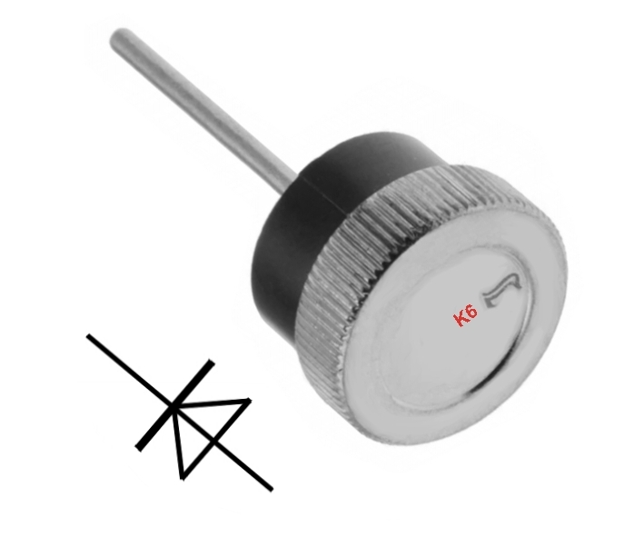 Einpressdiode_Universal_60A_600V_9-541-00362 Einpressdiode bis 60A 600V DO201 K6 Kathode am Draht