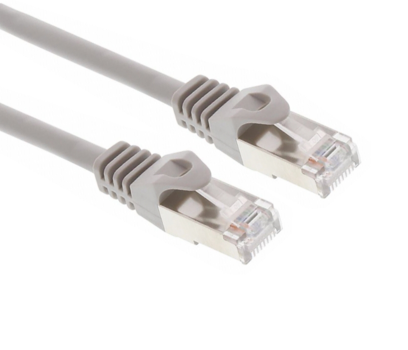 53-800-00100 2m LAN Kabel Cat5e Patchkabel Grau FUTP