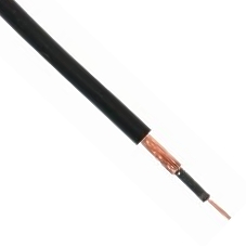 42-686-00320_NF_Kabel 1m Audiokabel NF-Kabel Schwarz 1x 0,14qmm geschirmt
