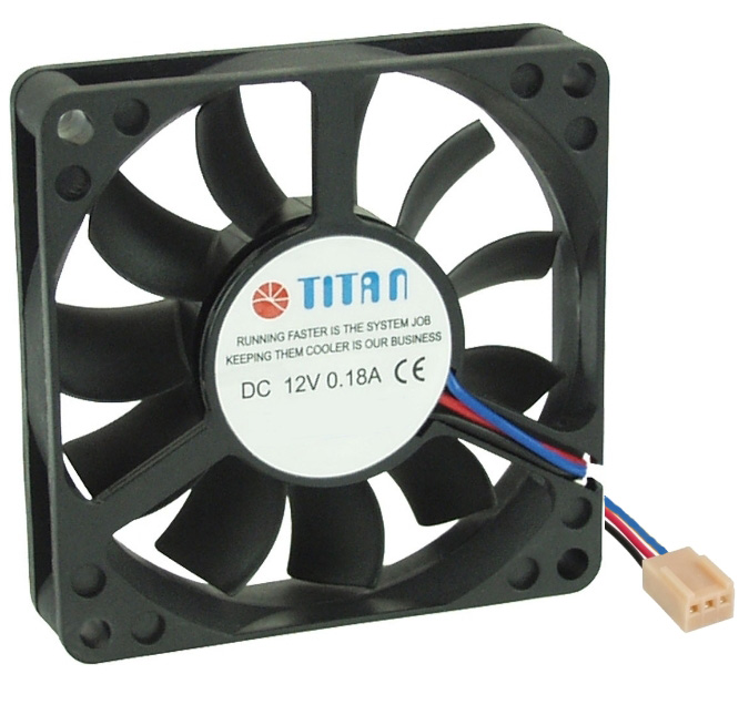 Lufter_70x70mm_94-795-00760 12V Lüfter 70x70x10mm mit 3pol Molex Stecker PC-Lüfter