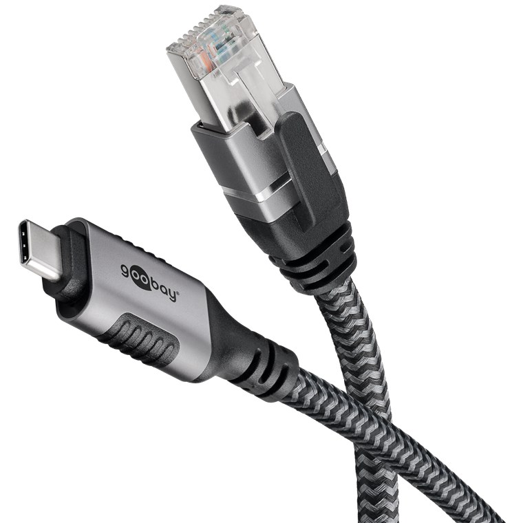 2m Ethernet-Kabel USB-C auf LAN RJ45 Adapter 2m Ethernet-Kabel USB-C auf LAN RJ45 Adapter
