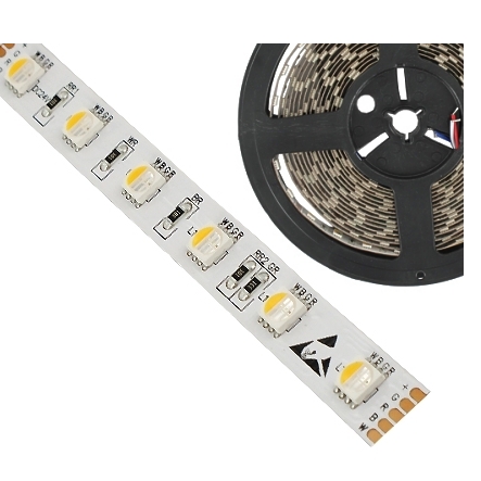 15-100-04601_24V-Led_streifen_ok_2015-NN 5m RGB LED Stripe IP20 24V 90W RGB-W  Warmweiss 4-Kanal-System