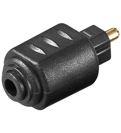 Toslink Adapter 3,5mm Klinkenbuchse auf Toslinkstecker Toslink Adapter 3,5mm Klinkenbuchse auf Toslinkstecker