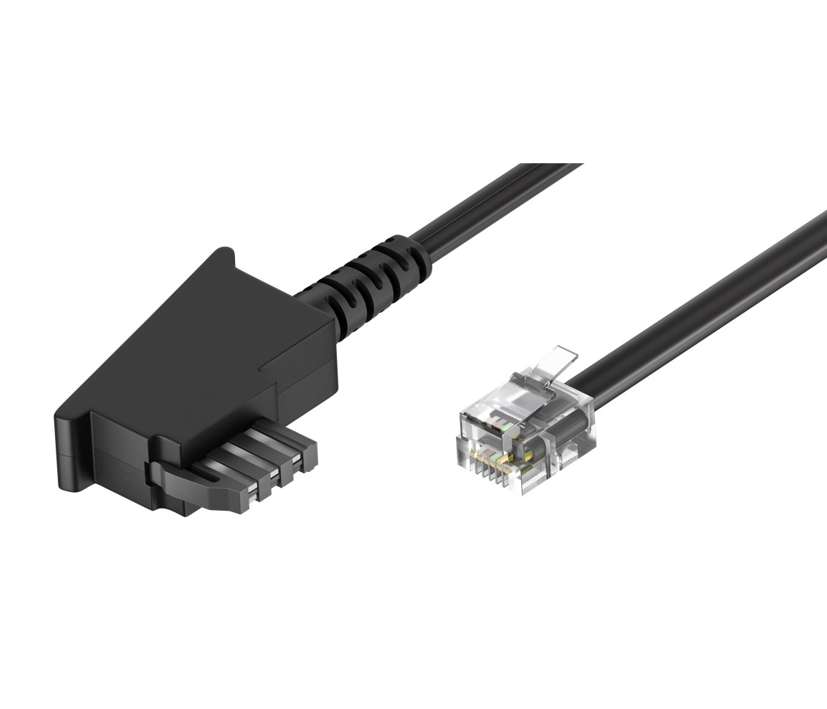 6m TAE Kabel TAE-F auf RJ11 Westernstecker 6-4 Telekom und Siemens Geräte 6m TAE Kabel TAE-F auf RJ11 Westernstecker 6-4 Telekom und Siemens Geräte