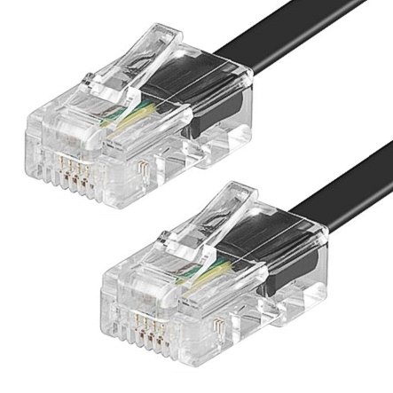 76-686-00035fkuEPDMkE0HmP 10m RJ45 Kabel Anschlusskabel 2x RJ45 Stecker 4polig belegt