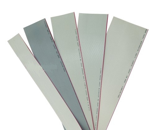 43-686-0xxxxx_flachbandkabel_bild2020 16pol Flachbandkabel AWG28 RM:1,27mm GRAU PVC mit Kennader