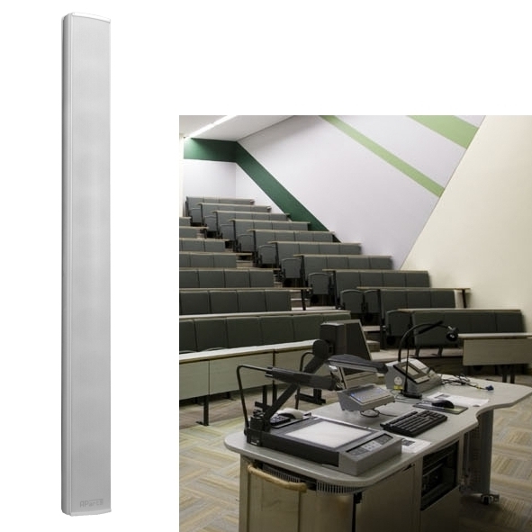 88-500-01280_Tonsaeule_COLW101_N Tonsäule 118cm 140W ELA 100V Weiss COLW101