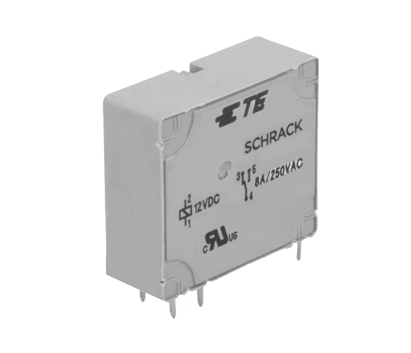 47-826-02308_12V_Tyco_Schrack_Relais_KR512012_BIG Relais 12V DC Spule 1xUM Wechslerkontakt bis 8A 250Vac V23057-Bxxx