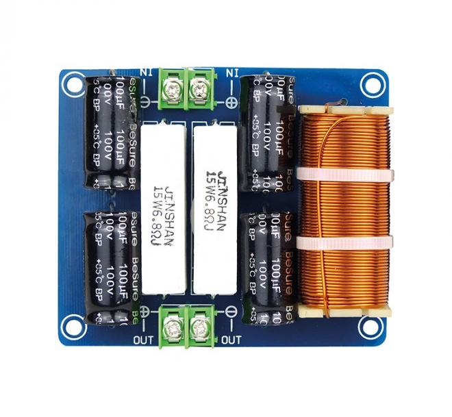 200hz-200-400W-Weiche-Subwooferweiche-85-775-02320 Weiche Subwoofer-Weiche 4-8 Ohm 400W 500Hz Frequenzweiche
