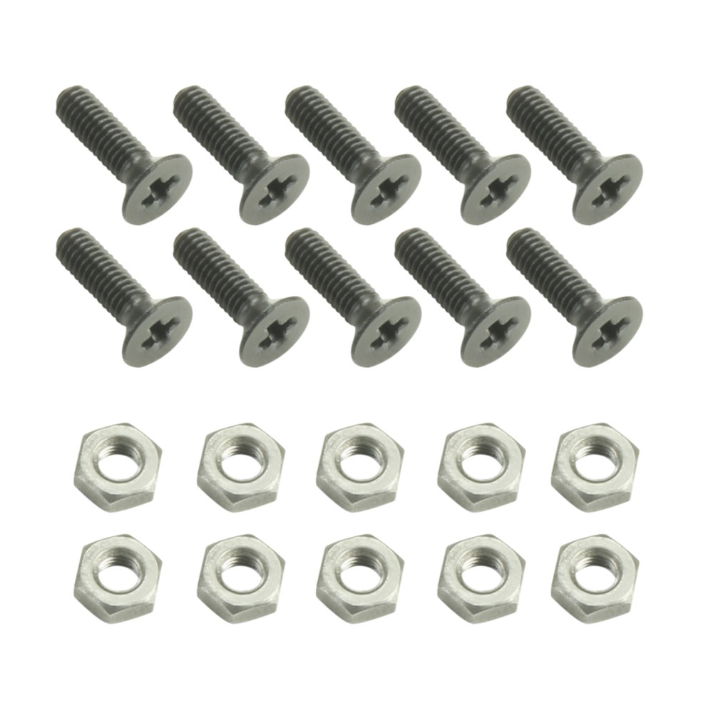 51-710-00270 D-TYPE Schraube M3 Senkkopf Kreuz 10mm lang ++ 10-Stück Pack
