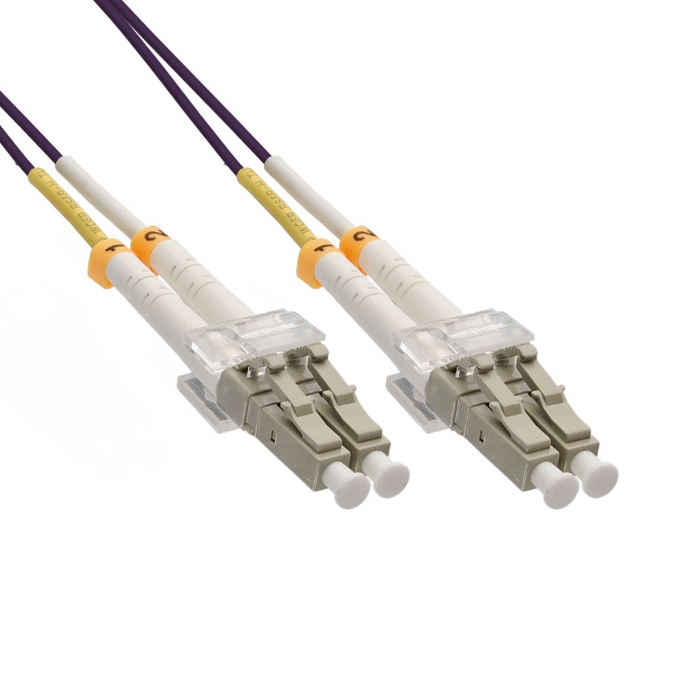 42-500-00340_LWL_LC-LC_OM4 50m LWL Kabel LC-LC Duplex OM4 Multimodefaser