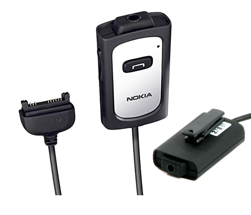 78-380-04633_Noki_Adapter_Mikrofon HANDY Audio-Adapter Nokia AD46 mit Mikrofon und Klammer