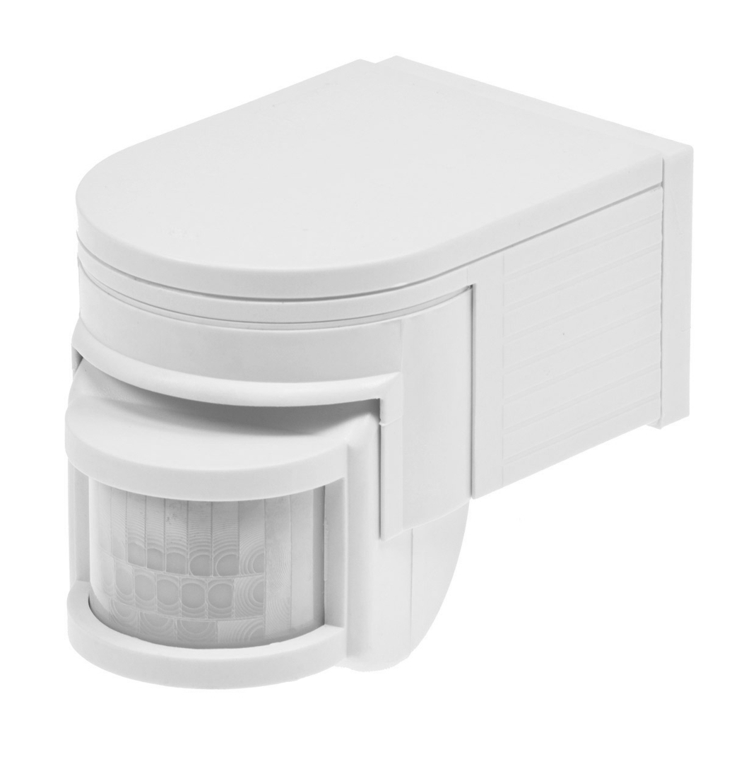 91-485-00200_Bild01 Bewegungsmelder Aufputz  Decke Wand 230V 180grad RW bis 12m bis 1000W