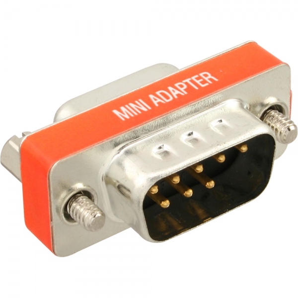 Cross-Null-Modem-Gender-40-871-00280-Bild-A Gender Sub-D 9pol Buchse Stecker CROSS