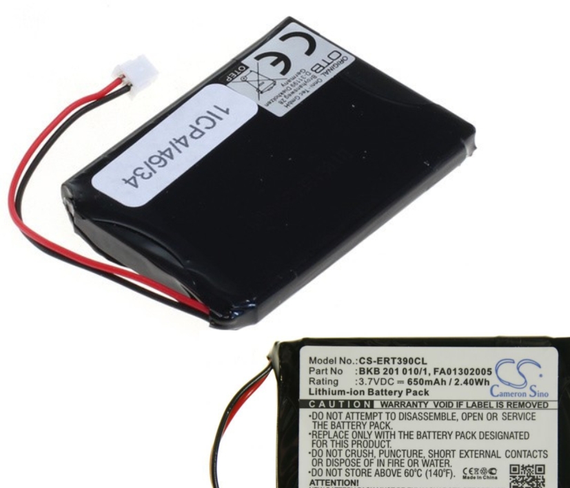 LI-ION Lithium Akku 3,7V 650mAh mit Litzenkabel 47x34x4,6mm LI-ION Lithium Akku 3,7V 650mAh mit Litzenkabel 47x34x4,6mm