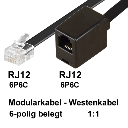 Modularverlaengerung-RJ12-Black-1zu1-39-875-00105