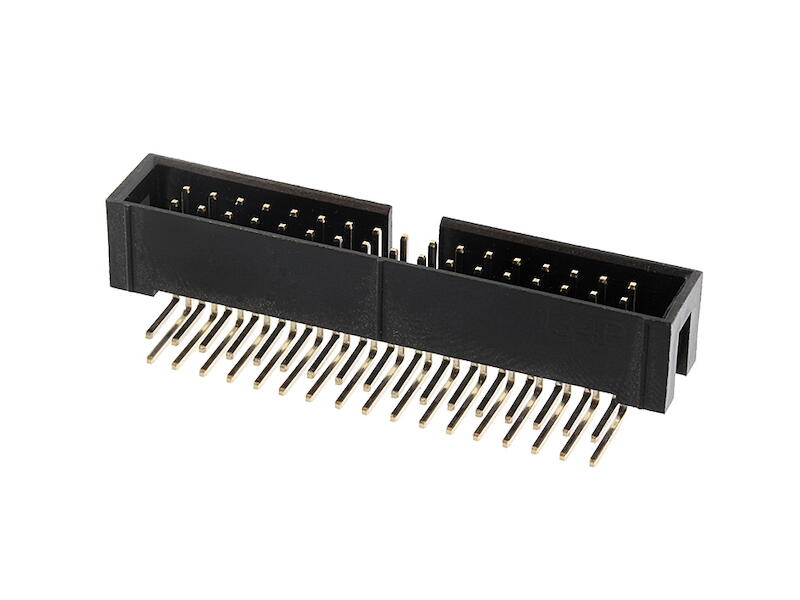 40-874-00250_WS34W 34pol Wannen Stiftleiste gewinkelte Wannensteckerleiste 2x17pol RM2,54