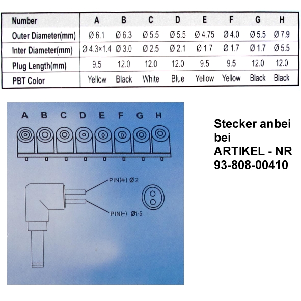 Notebook 120W KFZ Adapter 12V 24V auf 19V 8xStecker - Car Charger