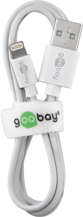 55-800-80051_USB_Ladekabel_Apple_Lightning_B02 Ladekabel für Apple iPhone iPad USB-Kabel Lightning 500mm