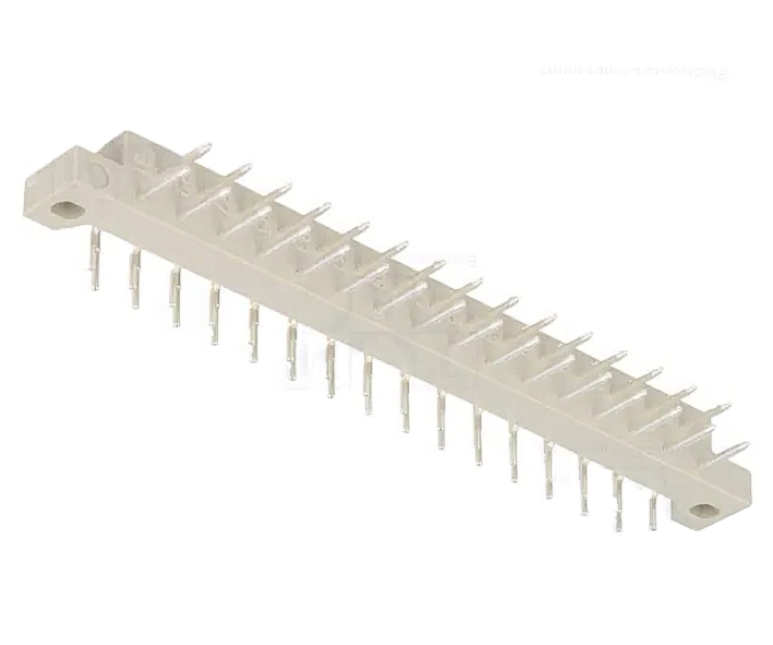 31pol_Stiftleiste_DIN41617_38-878-00017_B01 31pol Stiftleiste gewinkelt RM 2,5mm Serie DIN41617