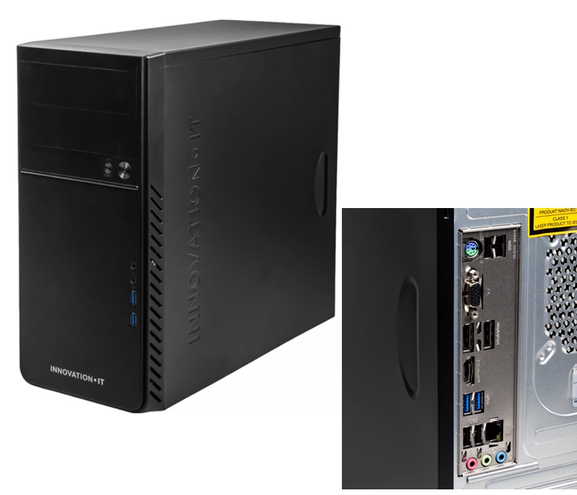 Computer Mini Tower PC-System Raptor Lake Intel i3 G14 16GB 512GB SSD ohne BS Neugerät