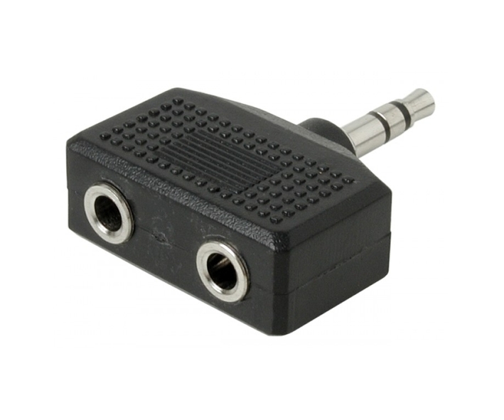 39-859-00100_Klinkenadapter_Y-Adapter 3,5mm Klinkenadapter Y-Adapter 3,5mm Klinkenstecker auf 2x Klinkenbuchse ( Stereo )