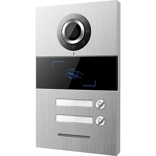 79-228-01310_Villa_Tuerstation_2023_B03nB1KRWJLngXCG Villa 2-Familien Türstation mit 2x Klingelknopf ohne weiteres Zubehör