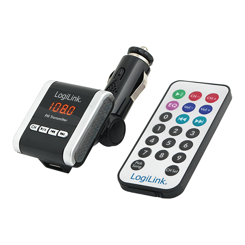 FM-Transmitter UKW Transmitter mit MP3 Player USB-Slot microSD-Kartenleser Fernbedienung FM-Transmitter UKW Transmitter mit MP3 Player USB-Slot microSD-Kartenleser Fernbedienung