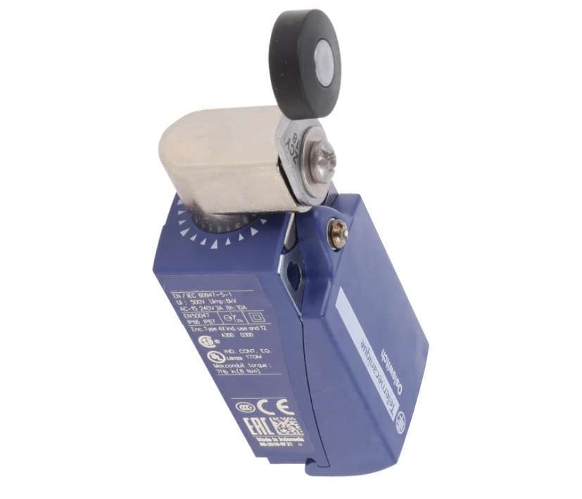 95-350-00200_Endschalter_Positionsschalter_B02 Positionsschalter Endschalter ZCP21 Rolle 19mm Hebel 33mm 1xWechsler 10A 250V