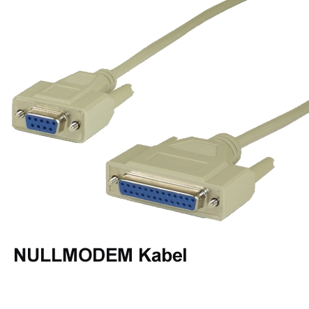 53-680-00460-Nullmodemkabel Nullmodem Kabel