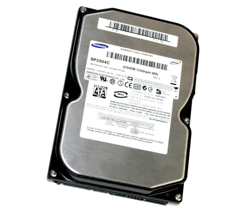 250GB Festplatte SATA 7200Umin 8MB Cache 3,5zoll SP2504C Refurbished