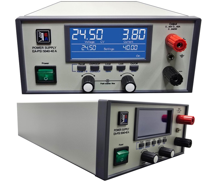 Labornetzgerät 230V regelb. 0-40V 0-40A EA-PSI-5040-40A mit USB- Ethernet- und Analogschnittstelle