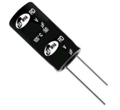 Samwha-10uf-450V-elko Elko 10uF 450V radial 21x13mm