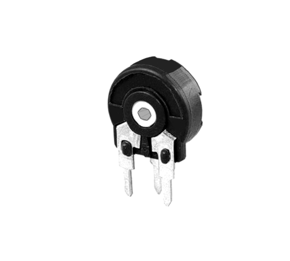 Trimmer-T10-stehend-RM5-Steckachse-B2018 2,5Mohm Trimmer Poti T10 stehend RM5 Steckachse