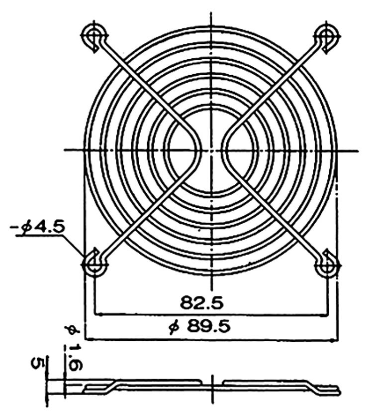 94-795-00007-Schutzgitter-92x92mm-ZG