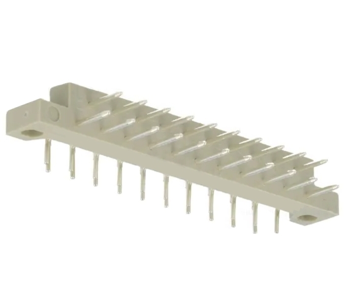 21pol_Stiftleiste_DIN41617_38-878-00010_B01 21pol Stiftleiste gewinkelt RM 2,5mm Serie DIN41617