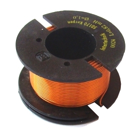 Spule 0,12mH 1mm Draht 44x30mm Luftspule Spule 0,12mH 1mm Draht 44x30mm Luftspule