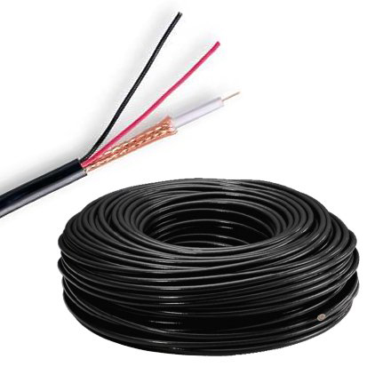 42-710-00365_Kamerakabel_01luqkSmLxsj05t 100m Kamerakabel Multikabel 1xKoax 2xStrom mit 0,5qmm Schwarz